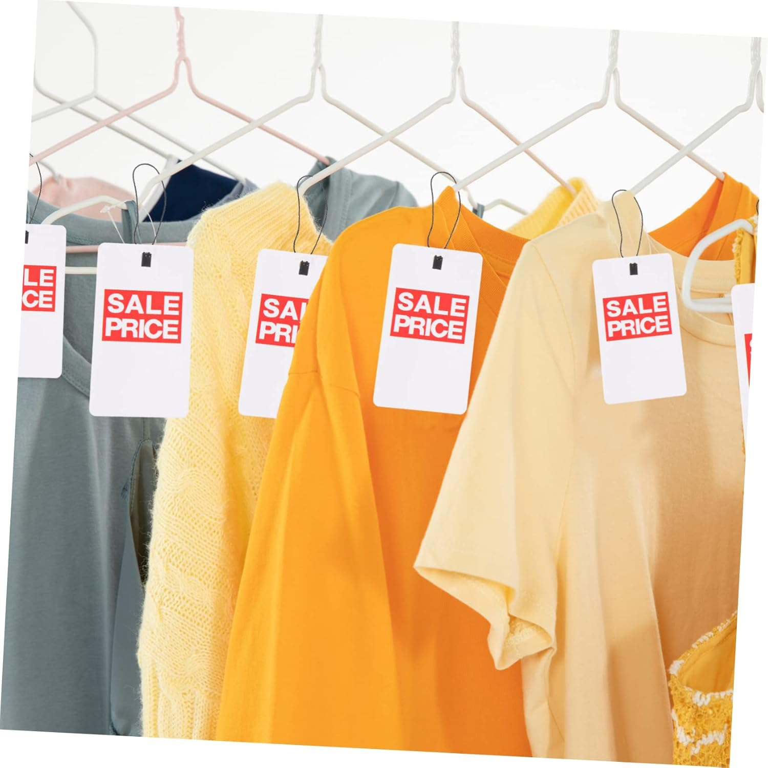 STOBOK 1000Pcs Garment Price Tag Fastener Strings for Crafting Shop Accessory and Home Decoration for Various Items and Daily Needs image number 3