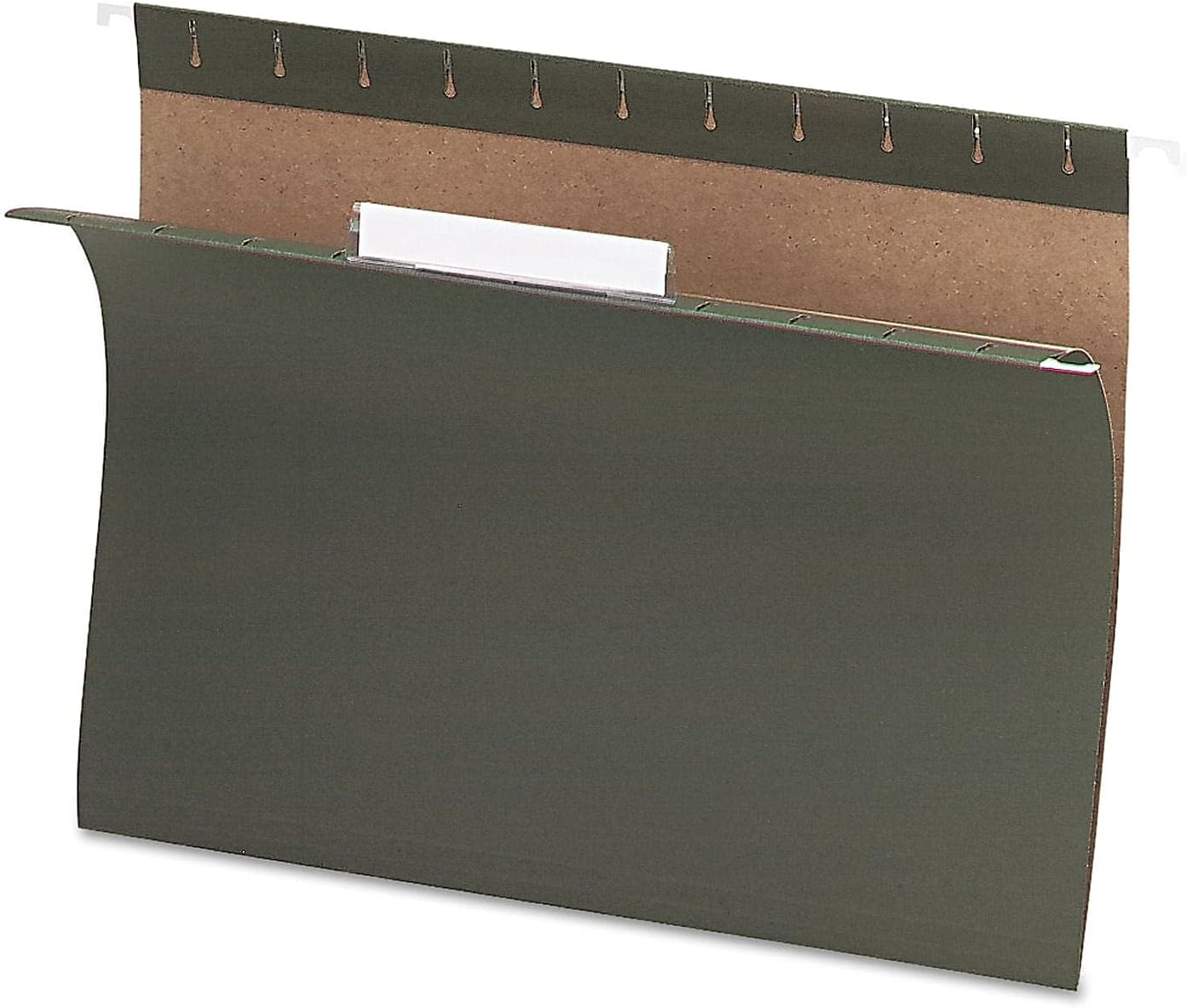 Pendaflex Essentials Hanging Folders, Letter Size, 1/3 Cut Tabs, Standard Green, 25 per Box (81601) image number 2