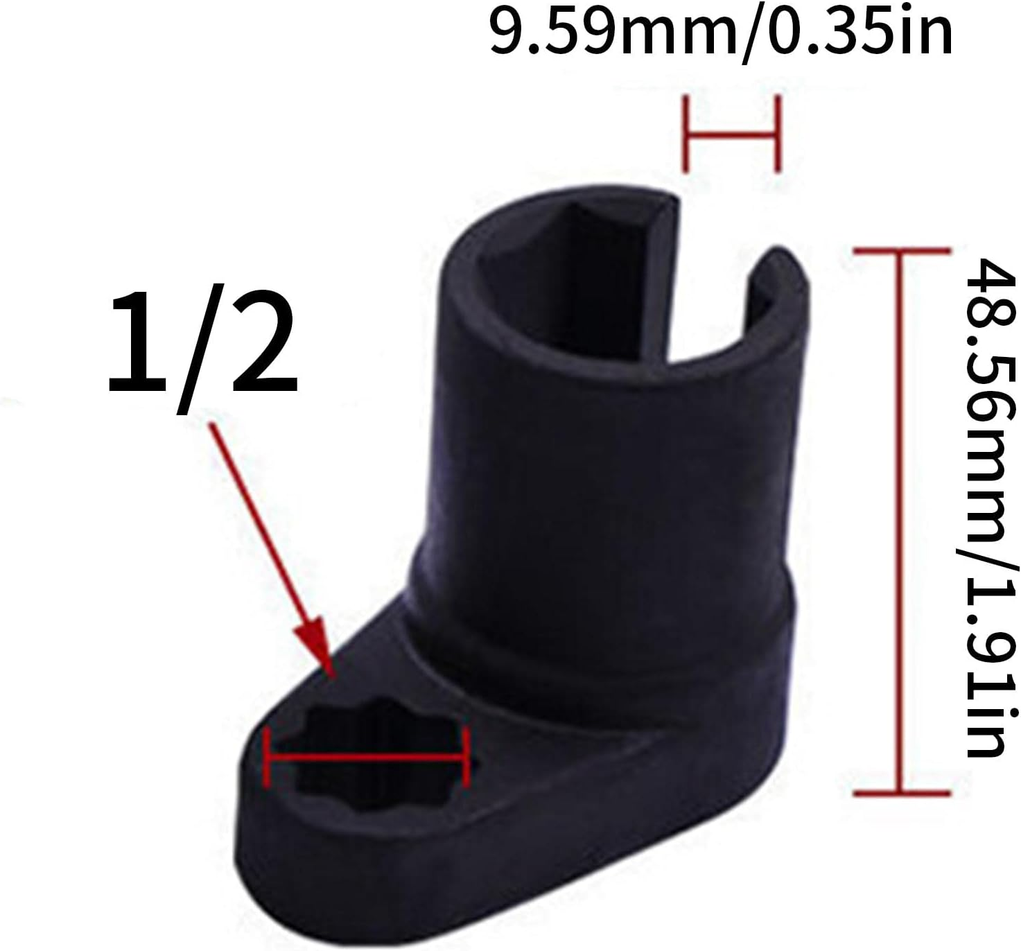 Oxygen Sensor Socket - Automotive Oxygen Sensor Socket Wrench - Puller and Thread Chaser Set Oxygen Sensor Removal Tool