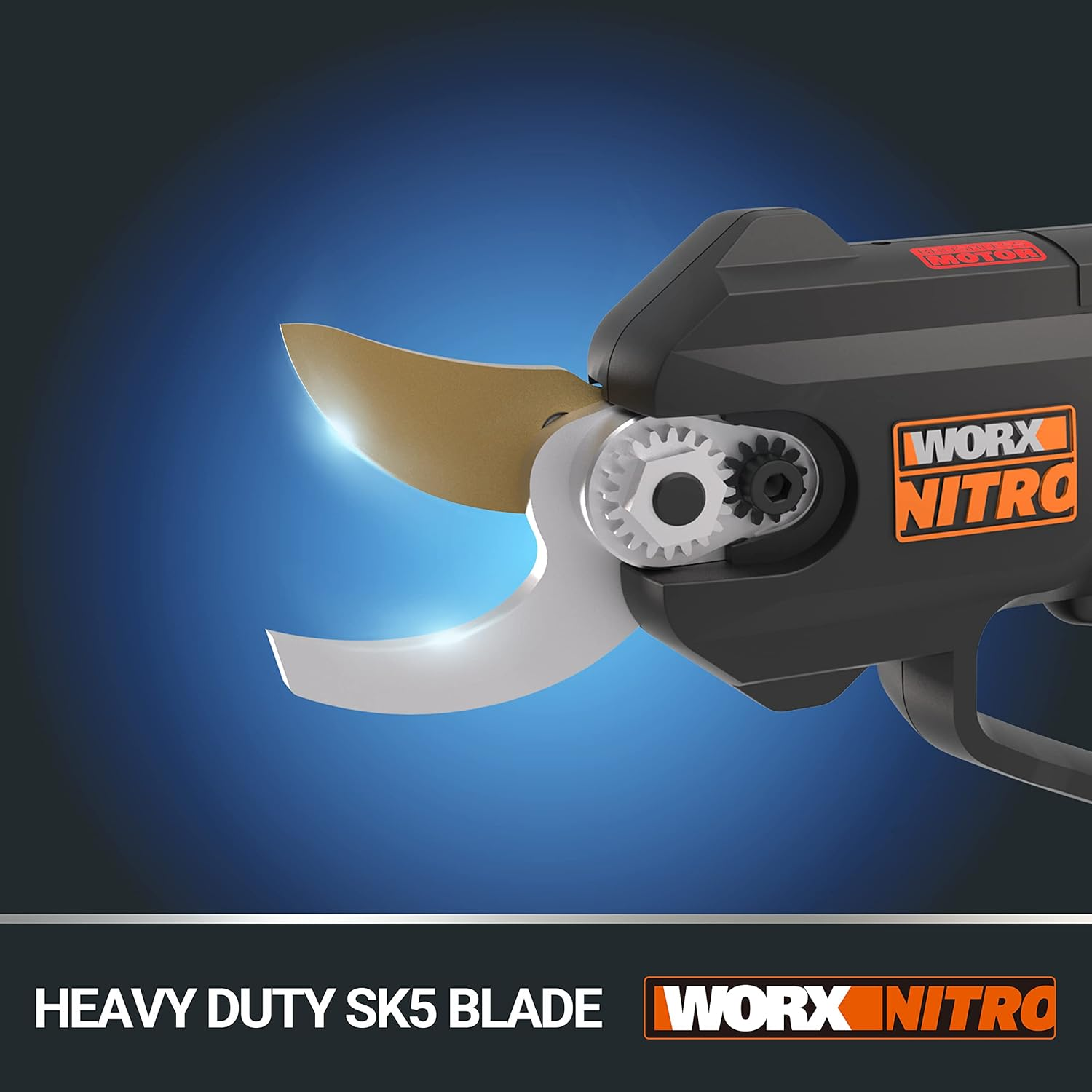 WORX NITRO 18V(20V Max) Electric Cordless Pruning Shears, Powershare, Brushless, 25Mm Cut Capacity, Orchard and Garden, Tool Only, WG330E.9 image number 3