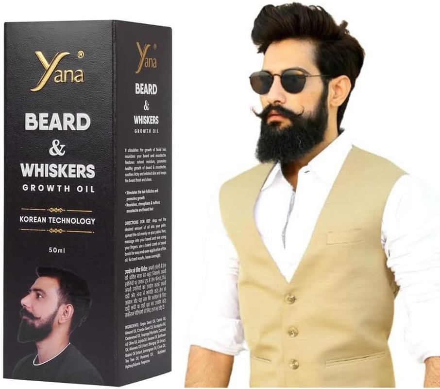 Yana Beard Oil for Patchy Beard by Korean Technology image number 5