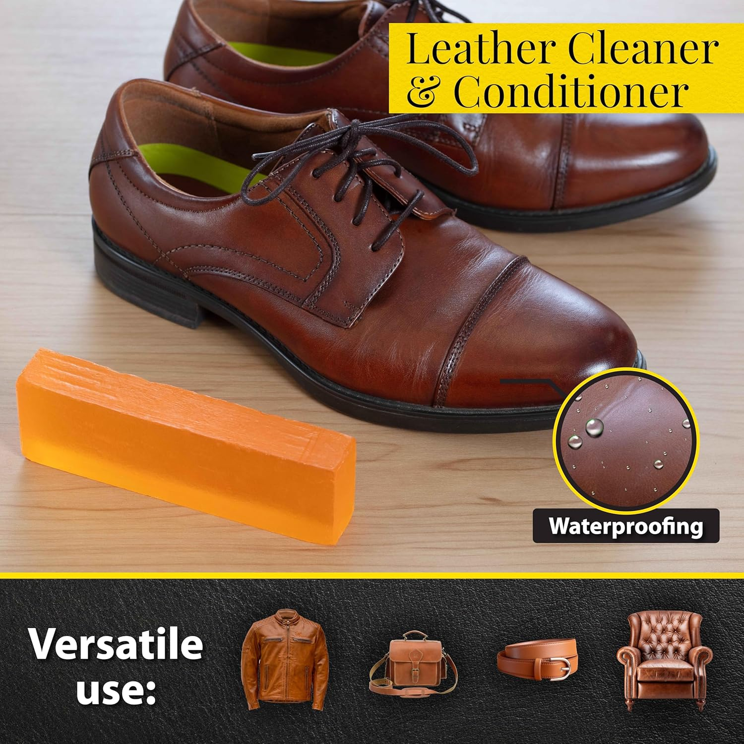 Fiebing'S Glycerin Saddle Soap Bar (7Oz) - Preserve, Restore and Clean Fine Saddlery, Riding Boots and Other Leathers - Use to Clean Leather without Drying It Out, Staining or Causing Discoloration image number 5