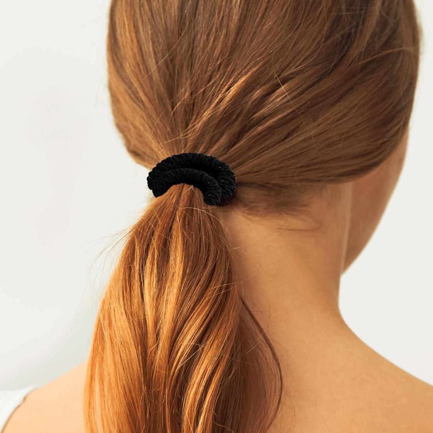 Pack of 20 Hair Bobbles No Scrunchie Black Women image number 6