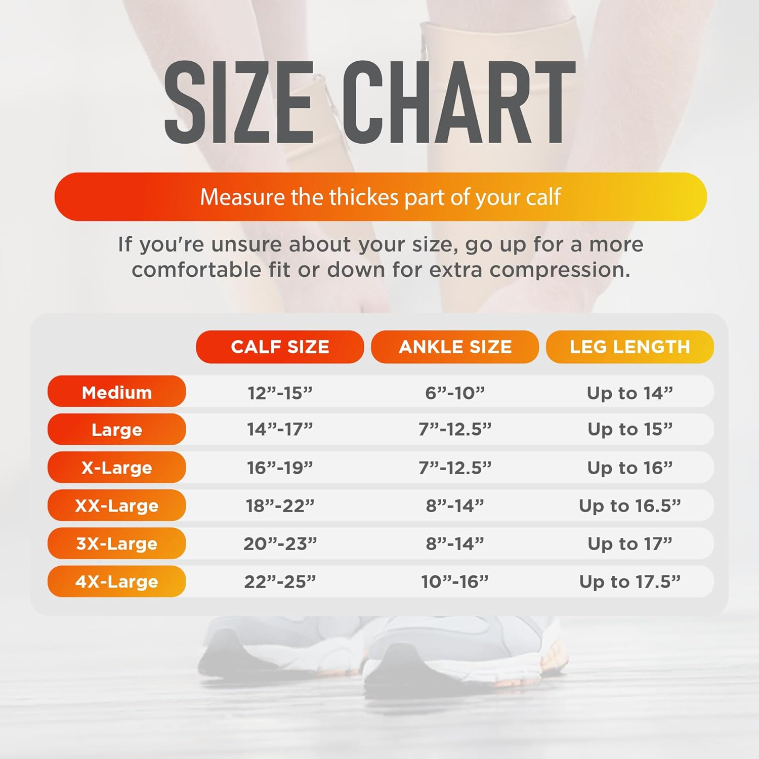 Zipper Compression Socks 15-20Mmhg with Zip Guard Skin Protection & Open Toe Medical Zippered Compression Socks for Men Women image number 4