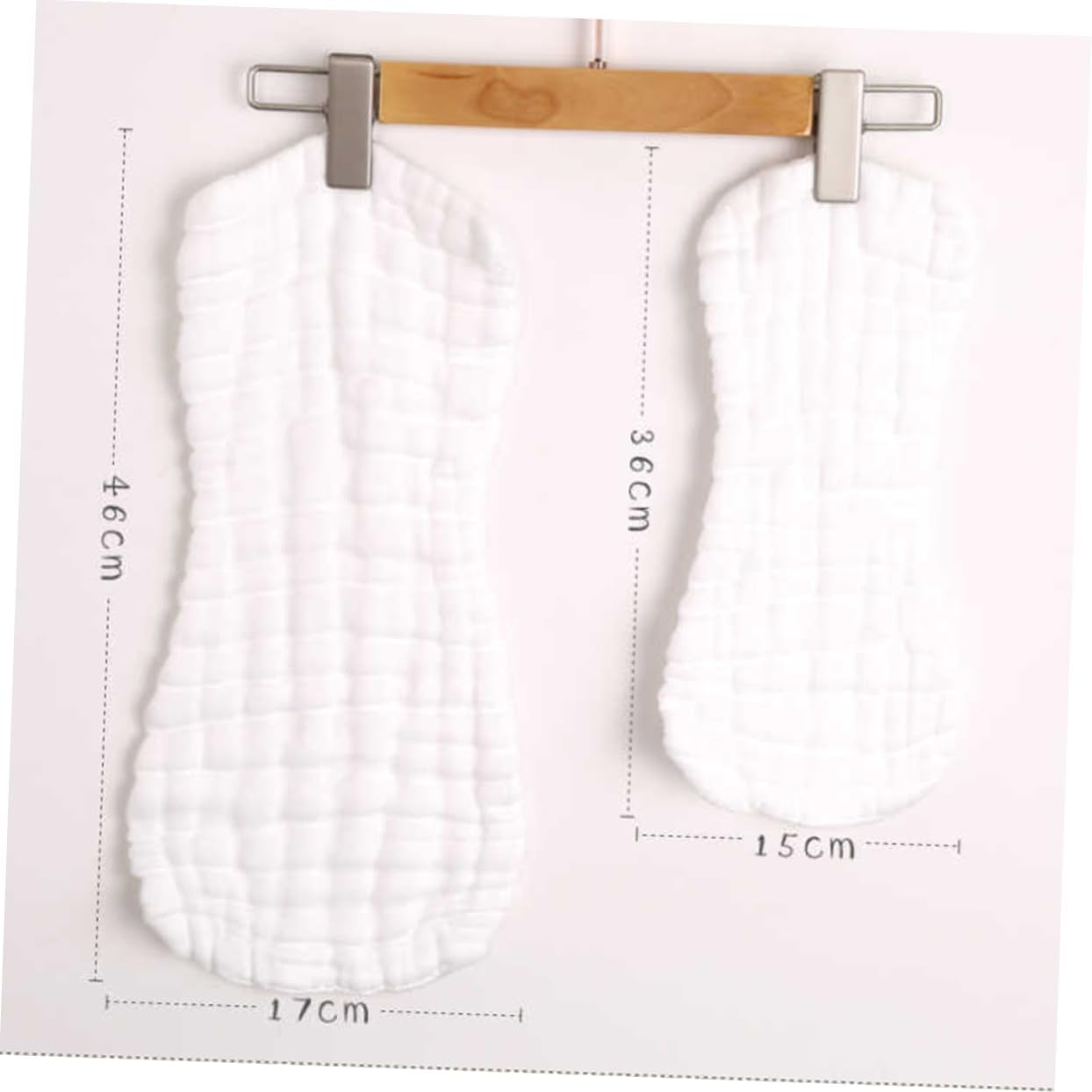 SHOWERORO 5Pcs Diaper Pure Cotton Nappies High Absorbency Newborn Nappies Swaddle Wrap Leakproof Breathable for Newborns image number 5