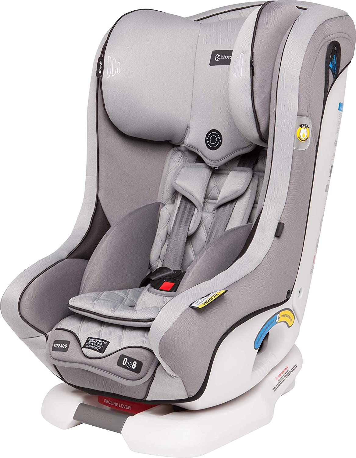 Infasecure Achieve Premium Convertible Car Seat 0 to 8 Years, Day (CS9213) image number 4
