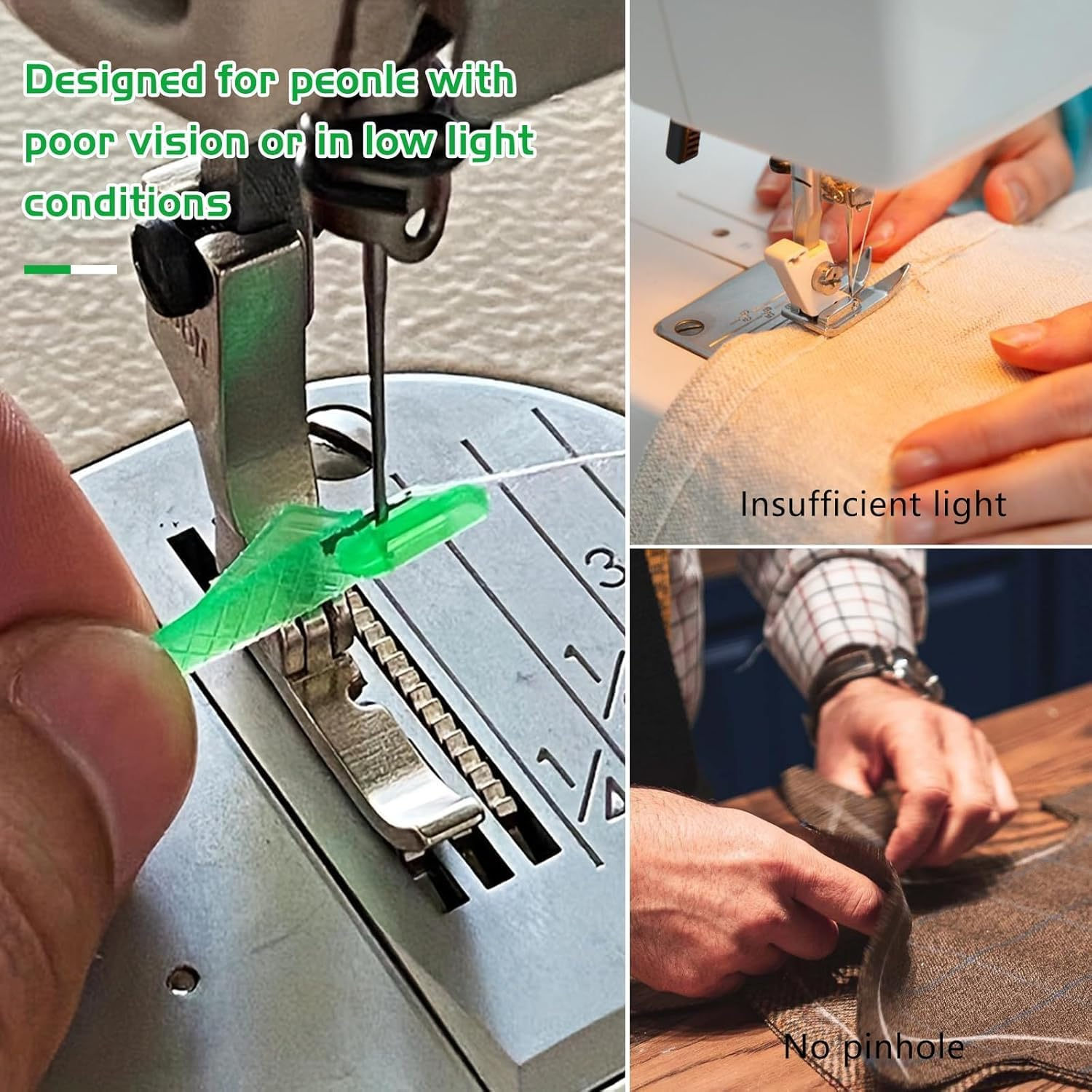 Fish Mouth Sewing Machine Needle Threader, 20Pcs Quick Sewing Machine Loop Fish Type Needle Threaders,Quick Sewing Machine Loop Needle Threaders Fish Type,Fish Type Needle Threader for Sewing, Large image number 1