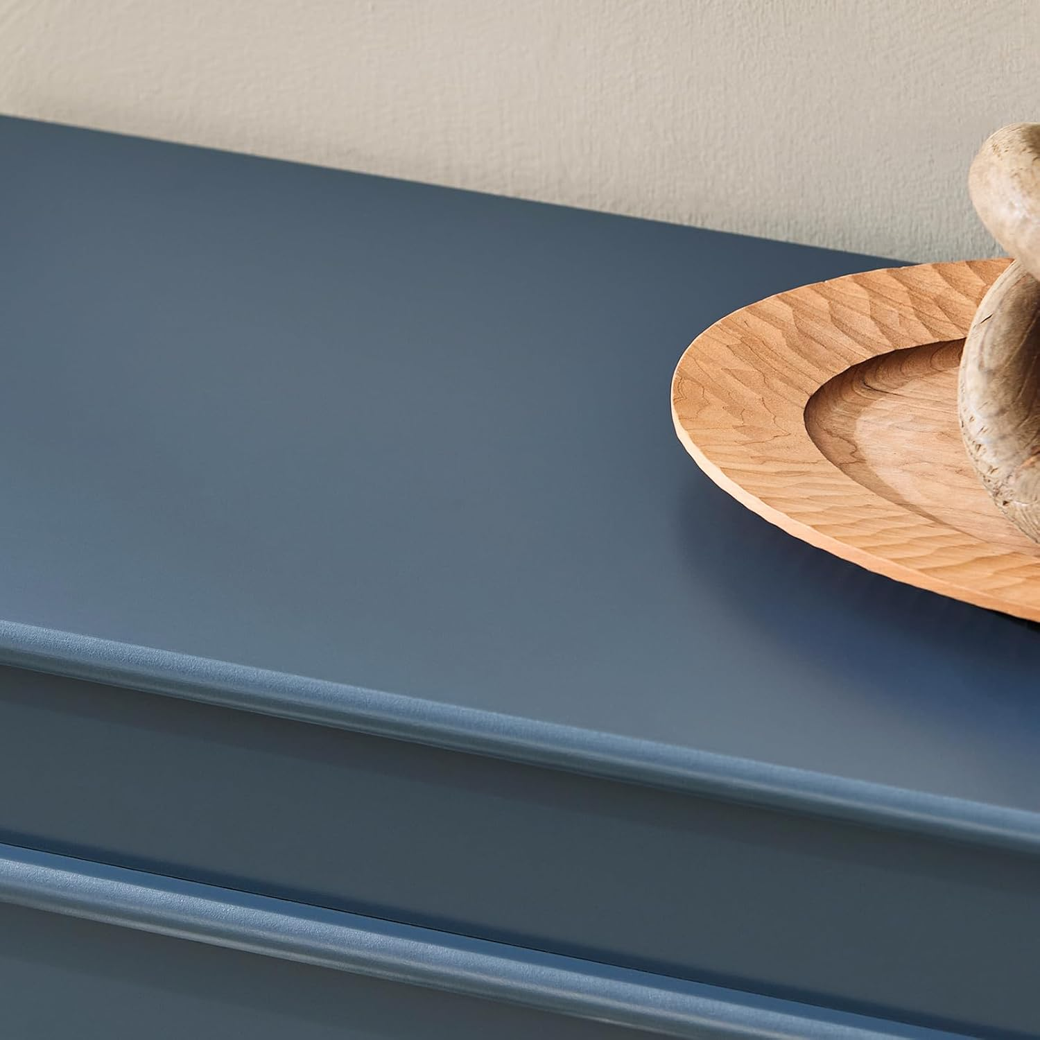 Sobuy Blue Shoe Bench with Seat Cushion and Drawer FSR82-K-B image number 3