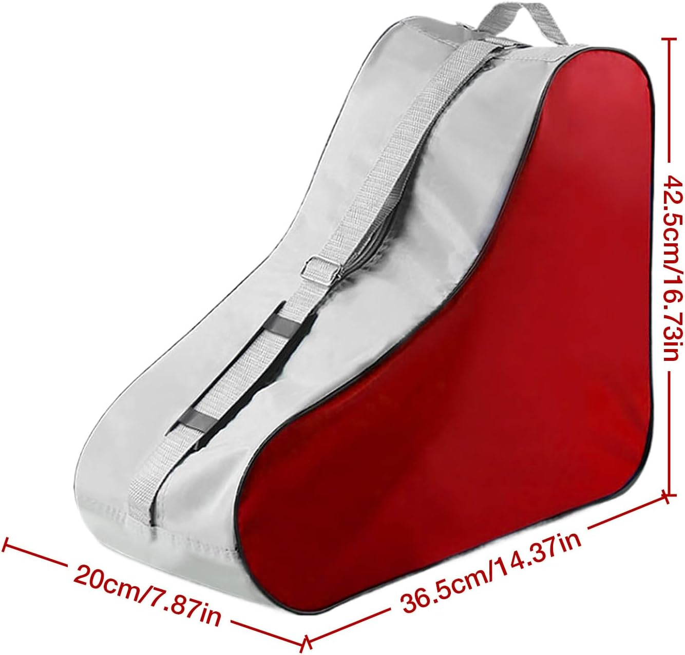 Rronnoy Skate Bag | Backpack Adjustable Shoulder Strap - Roller Skate Backpack with Zipper | for Children Girl Boys Kids Shoes image number 2