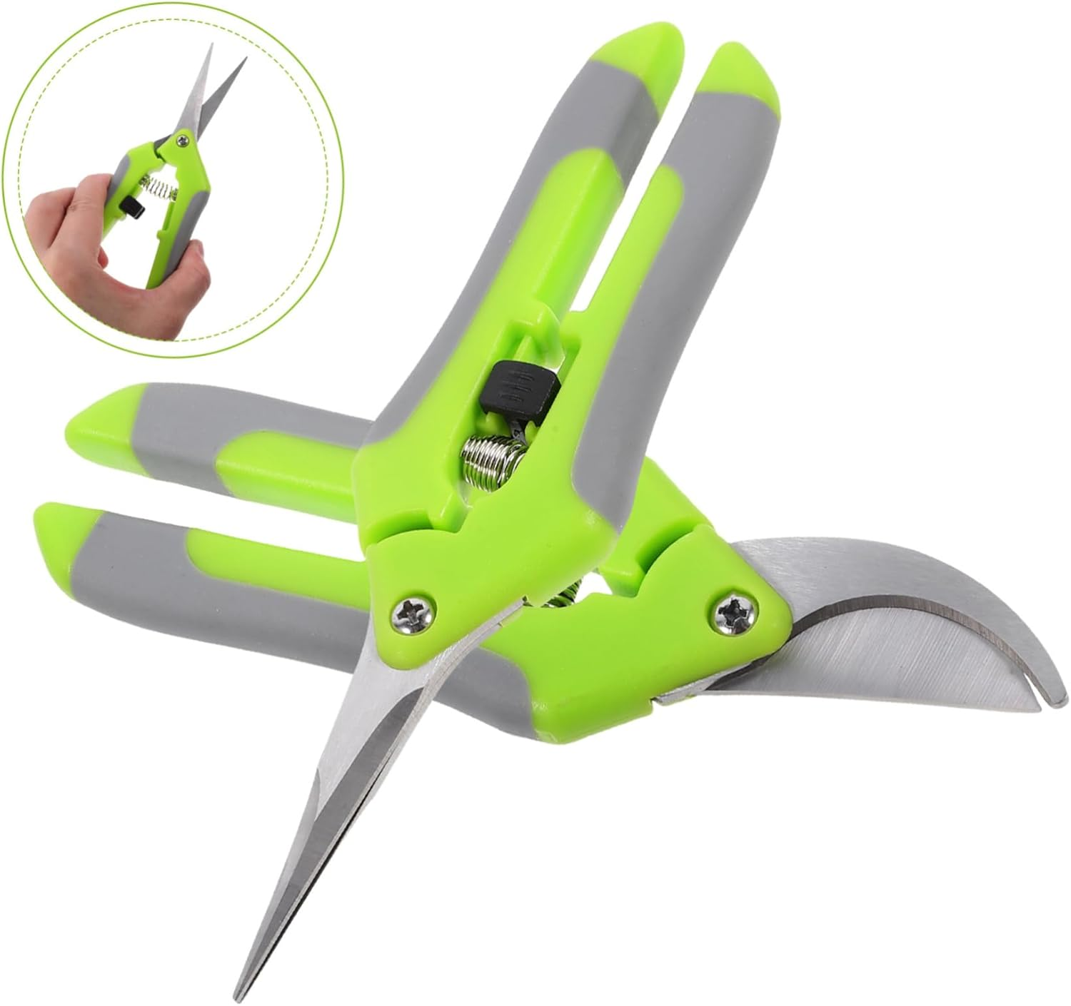 DOITOOL 2Pcs Pruning Scissors for Gardening Floral Arrangement Supplies Plant Scissors Trimming Garden Tools for Outdoor Use image number 5