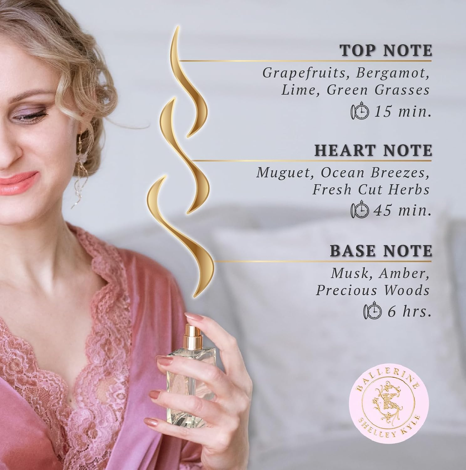 Shelley Kyle Shelley Kyle Ballerine Perfume, 30 Milliliters, image number 5