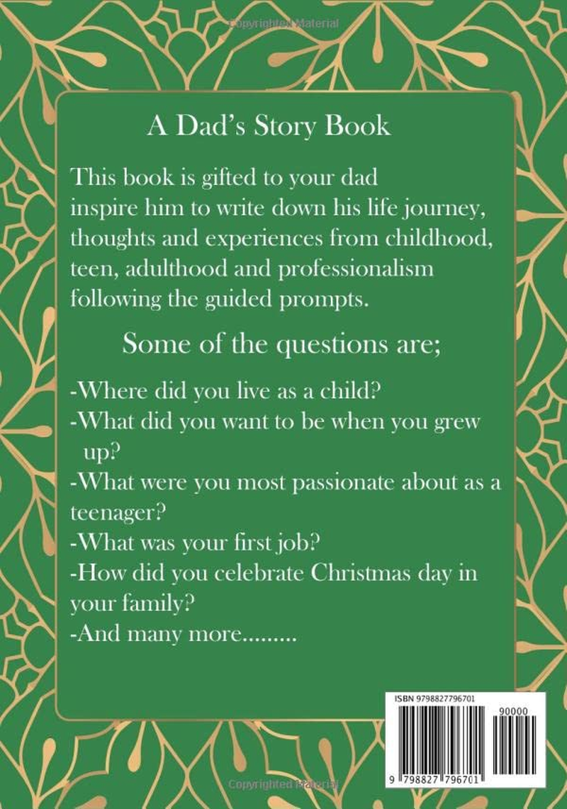 Dad Tell Me Your Story: a Guided Father&rsquo;S Keepsake Journal to Share Stories and Memories of His Life image number 1