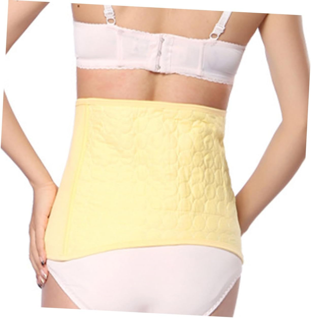 Corset Belly Wrap Band Cotton Maternity Recovery Belt for Pregnant Women Postpartum Waist Support Yellow