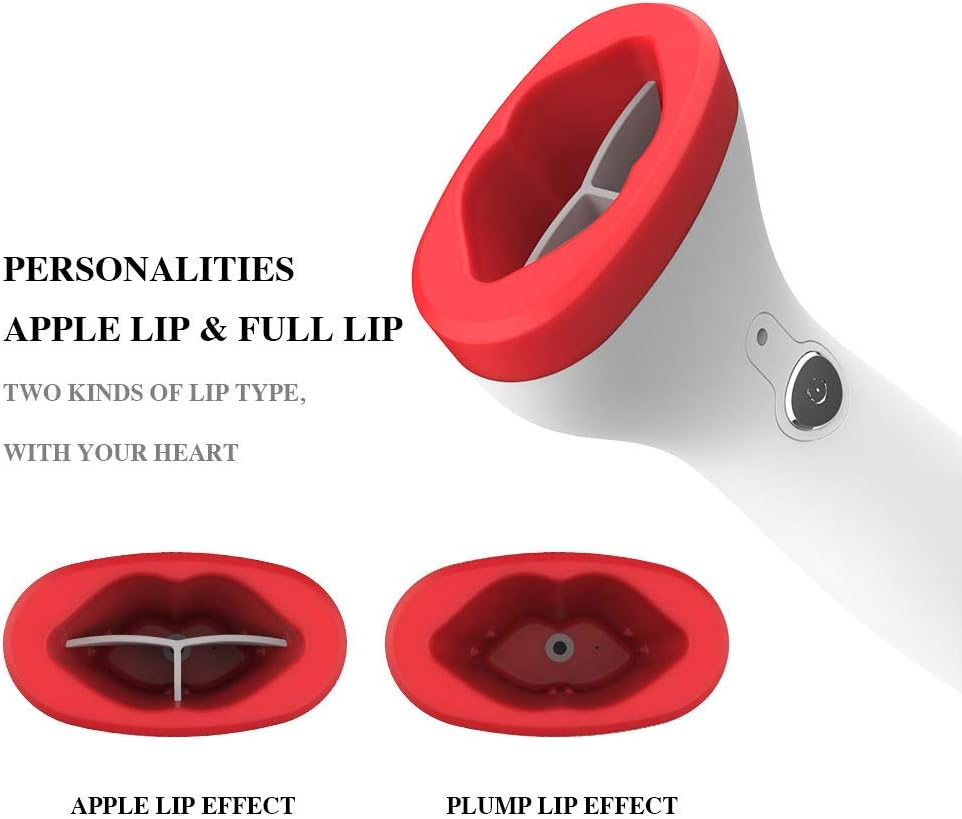 Electric Quick Lip Plumper Device Tool Soft Silicone Beauty Natural Sexy Mouth Lip Enlargement Plumping Enhancement Silica Gel Women Girls Apple Lip & Full Lip image number 3