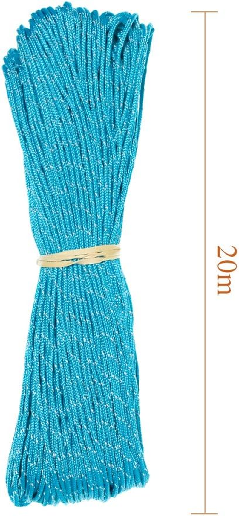 Paracord Planet 1.8Mm Fluorescent Reflective Guyline Tent Rope Cord Camping Paracord image number 2