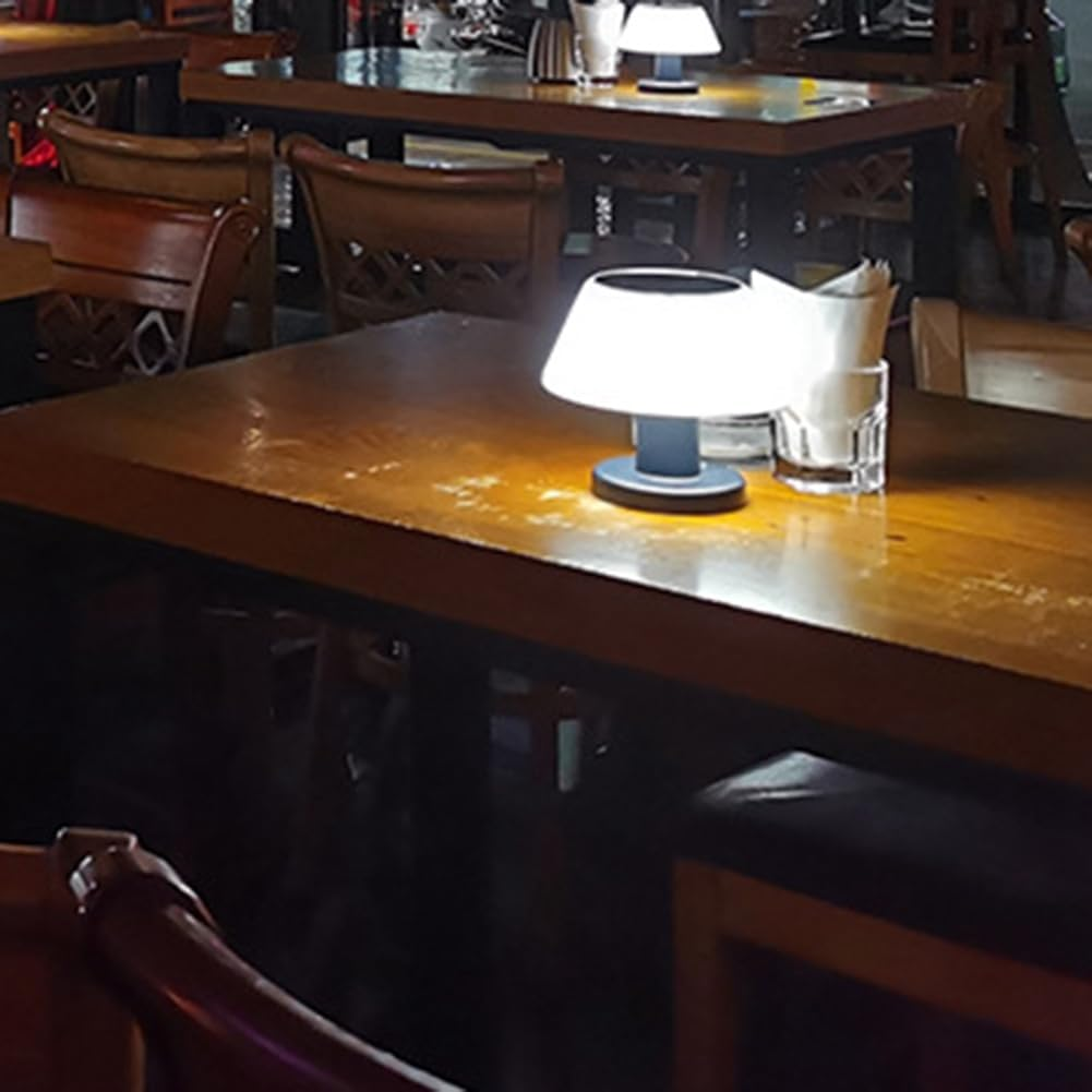 Vmitejoe Outdoor Solar Table Lamp Waterproof Garden Indoor Desk Solar Read Lamp Dimmable Cordless Night Light Easy to Use image number 6