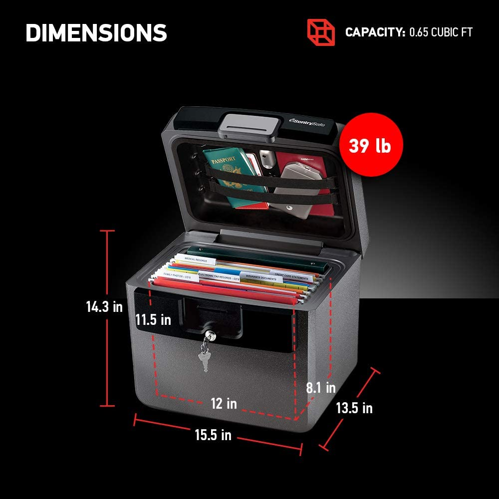Sentrysafe Fireproof Safe and Waterproof Safe, HD4100 image number 1
