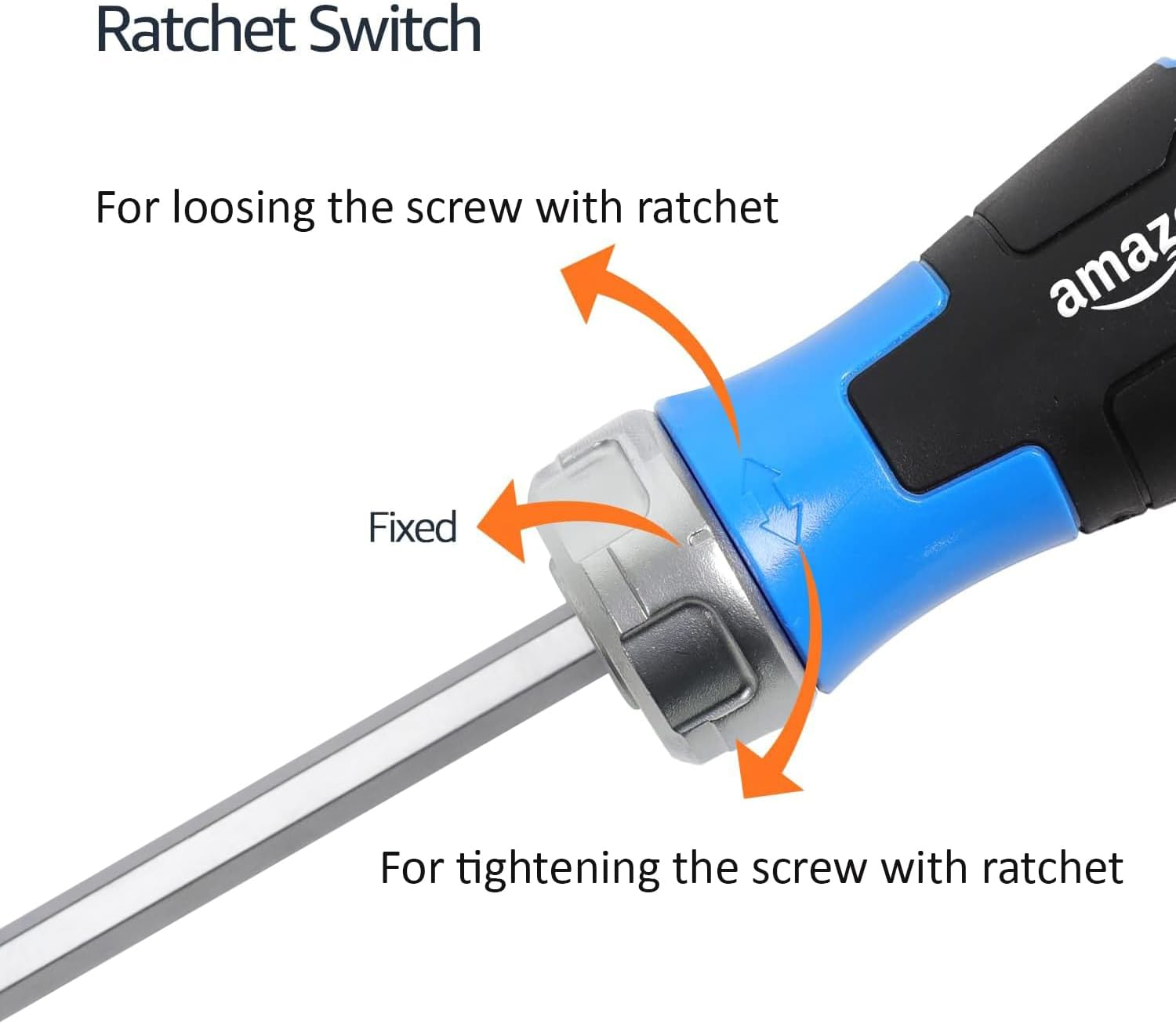 Amazon Basics 12-In-1 Magnetic Ratchet Screwdriver