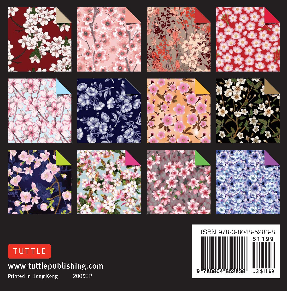 Origami Paper 500 Sheets Cherry Blossoms 4" (10 Cm): Tuttle Origami Paper: High-Quality Double-Sided Origami Sheets Printed with 12 Different Patterns image number 3