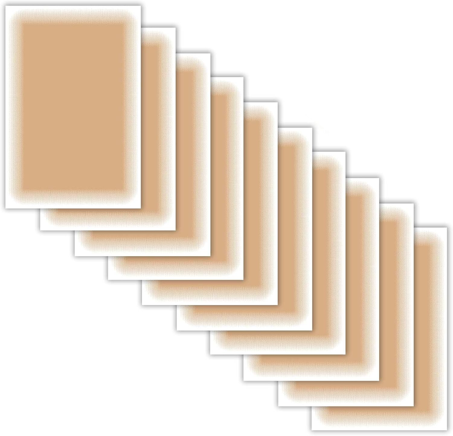 Vymoreon 10PCS Natural Looking Invisible Waterproof Tattoo Cover up Patch, Tattoo Paper, Body Concealer Makeup Sticker (Natural)