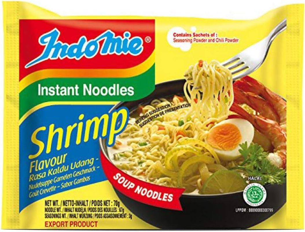 Indomie Mi Goreng Hot and Spicy Flavour Instant Noodles, 80G X 5