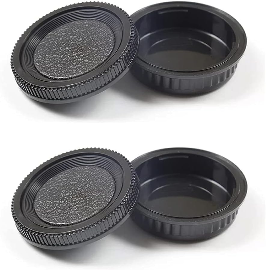 Camera Body Cap & Rear Lens Cover Compatible for Pentax K70 K50 K50Iis K30 K7 K5 K3 K1 KS1 KS2 K100D K110D K200D Camera W/K Mount Lens.(2+2 Pack) image number 1