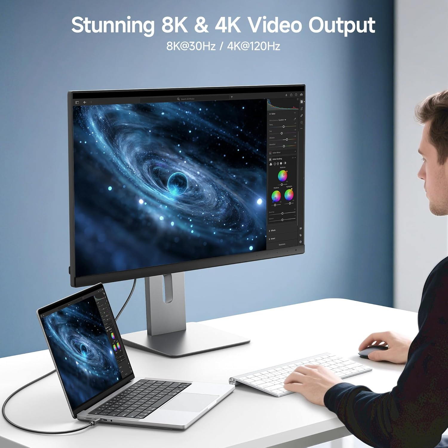 Cable Matters 20Gbps USB C to USB C Cable - 0.9M, Short USBC Cable for [8K@30Hz / 4K@120Hz Video, 240W Charging, 20Gbps Data Transfer], USB3.2 Gen 2X2 image number 4