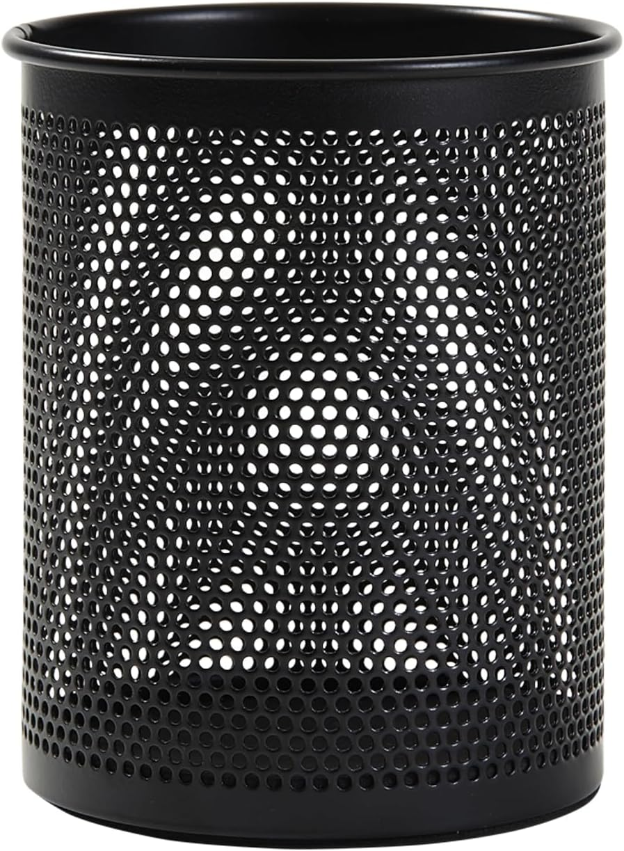 Comix Pen Holder Desk Organizer, Wire Mesh Pencil Cup with Foam Pad and Non-Slip Bottom Office Supplies Desk Accessories for Home Office School, 1 Pack image number 6