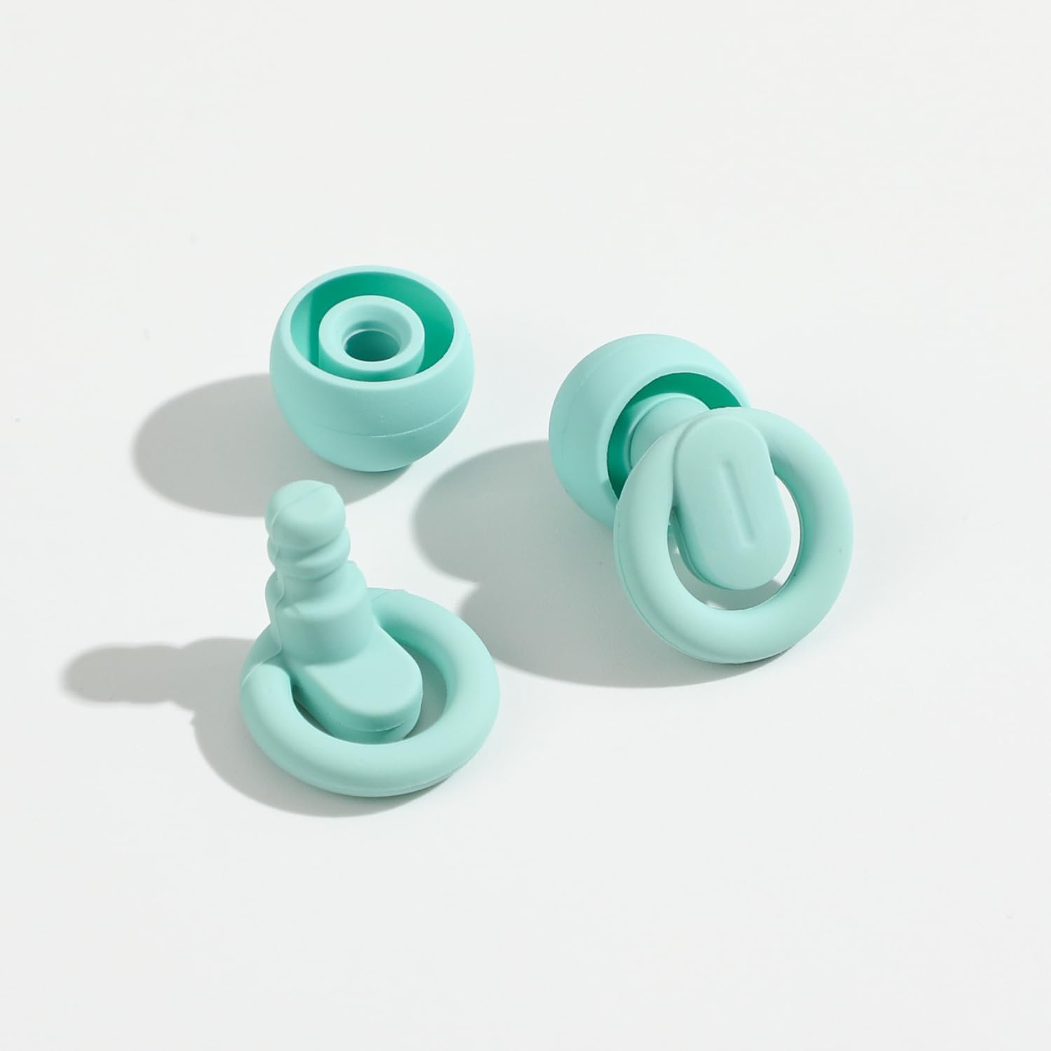 Mute.Produkten - Ear Plugs - Noise Reduction & Cancelling - SNR 33Db - Suitable for Sleep, Work, Travel, Flying, Music Concerts & More (Light Blue, One Size)