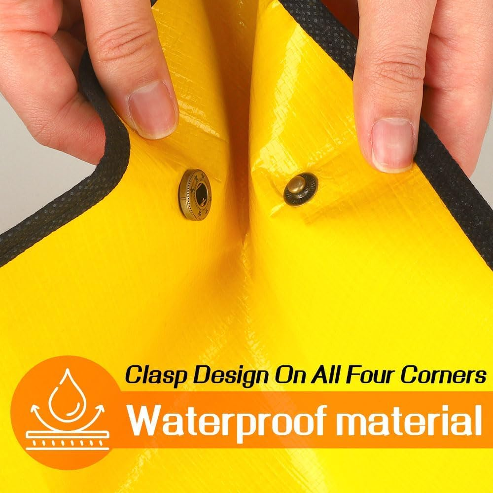 Repotting Mat for Indoor 26 * 26 Inch Plants Potting Mat Garden Tool Set Gardening Gifts Indoor Plant Tools Plant Mats for Repotting Garden Supplies Gardening Set Indoor Gardening System 2Pcs - Green image number 7