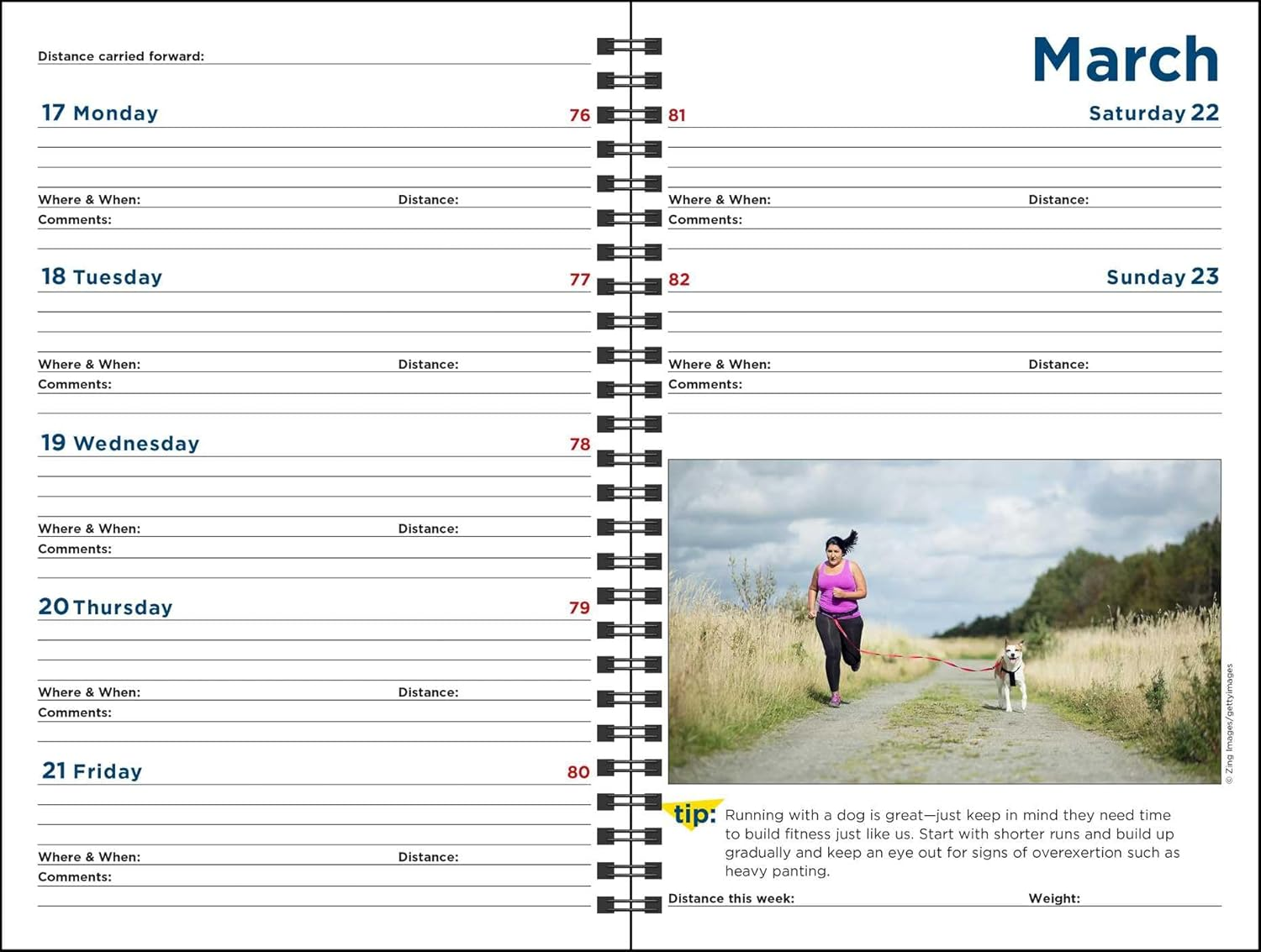 The Complete Runner'S Day-By-Day Log 12-Month 2025 Planner Calendar image number 3