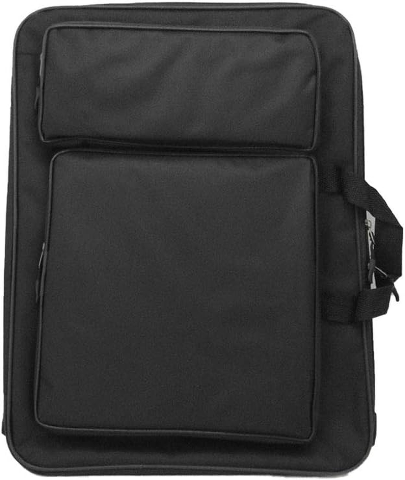 Waterproof Art Carry Case - A3 Art Portfolio for Kids & Students, Portable Drawing Board Bag, Artist Folder Tote, Sketchbook Storage with Shoulder Strap, Pink