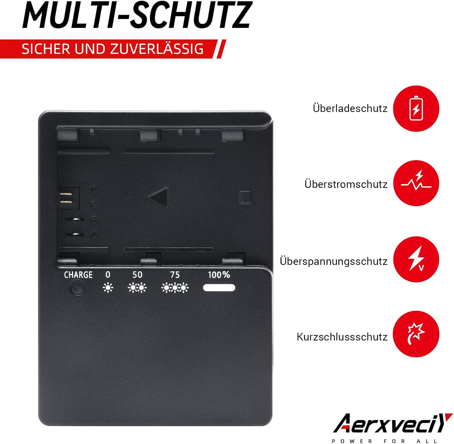 LC-E6 Fast Charger Compatible with Canon LC-E6 LC-E6E LP-E6 LP-E6N LP-E6NH Battery for Canon EOS R5 R6 5D 5D Mark III 5DS 5DS R 6D 7D 60D 60DA 70D 80D 90D Mark II Cameras Power image number 3