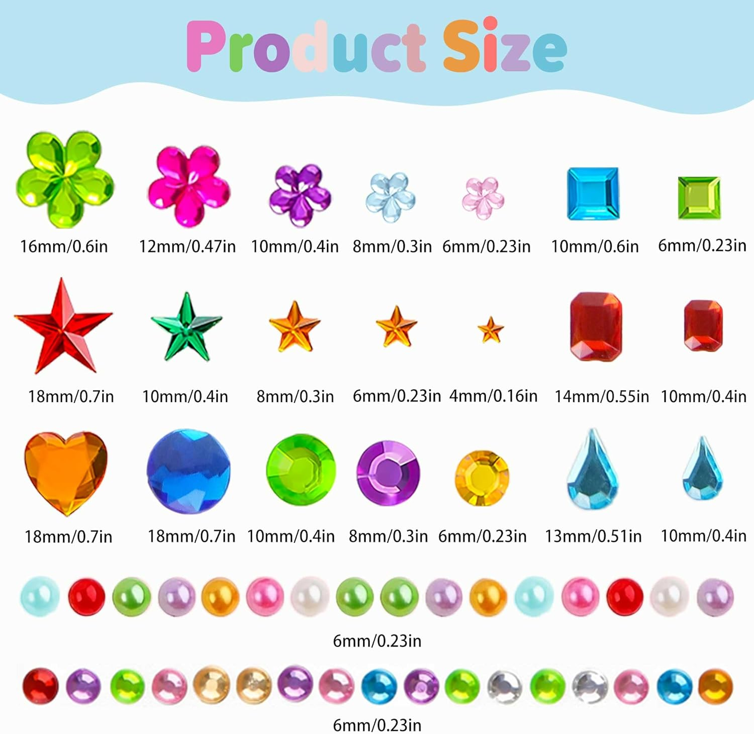 6059Pcs Gem Stickers 20 Sheets Rhinestone Stickers for Crafts Self Adhesive, Glitter Sticker DIY Decoration Assorted Shapes Acrylic Diamond Bling Heart Star Sticker for Face Eyes Nail Hair for Women