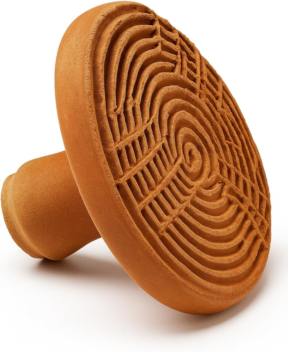 Feriha Natural Moroccan Pumice Stone &ndash; Handcrafted Terracotta Foot Scrubber for Exfoliation image number 5