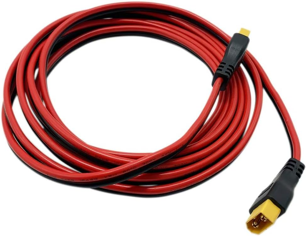 5M XT60H Cable 12AWG Female to Male for Solar Panel to Battery Adapter, for Portable Power Station,Generator image number 1