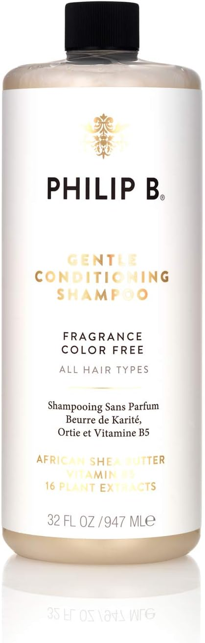 Philip B African Shea Butter Gentle and Conditioning Shampoo, 32 Ounce