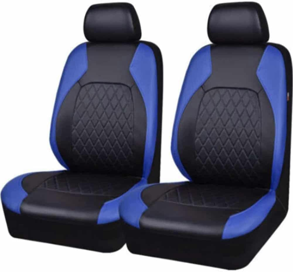 FROON Car Seat Covers Suitable for Mini Cooper R50 R52 R53 R56 R57 R58 F55 F56 F57 Countryman R60 F60 Car Seat Cover Accessories, Black Blue