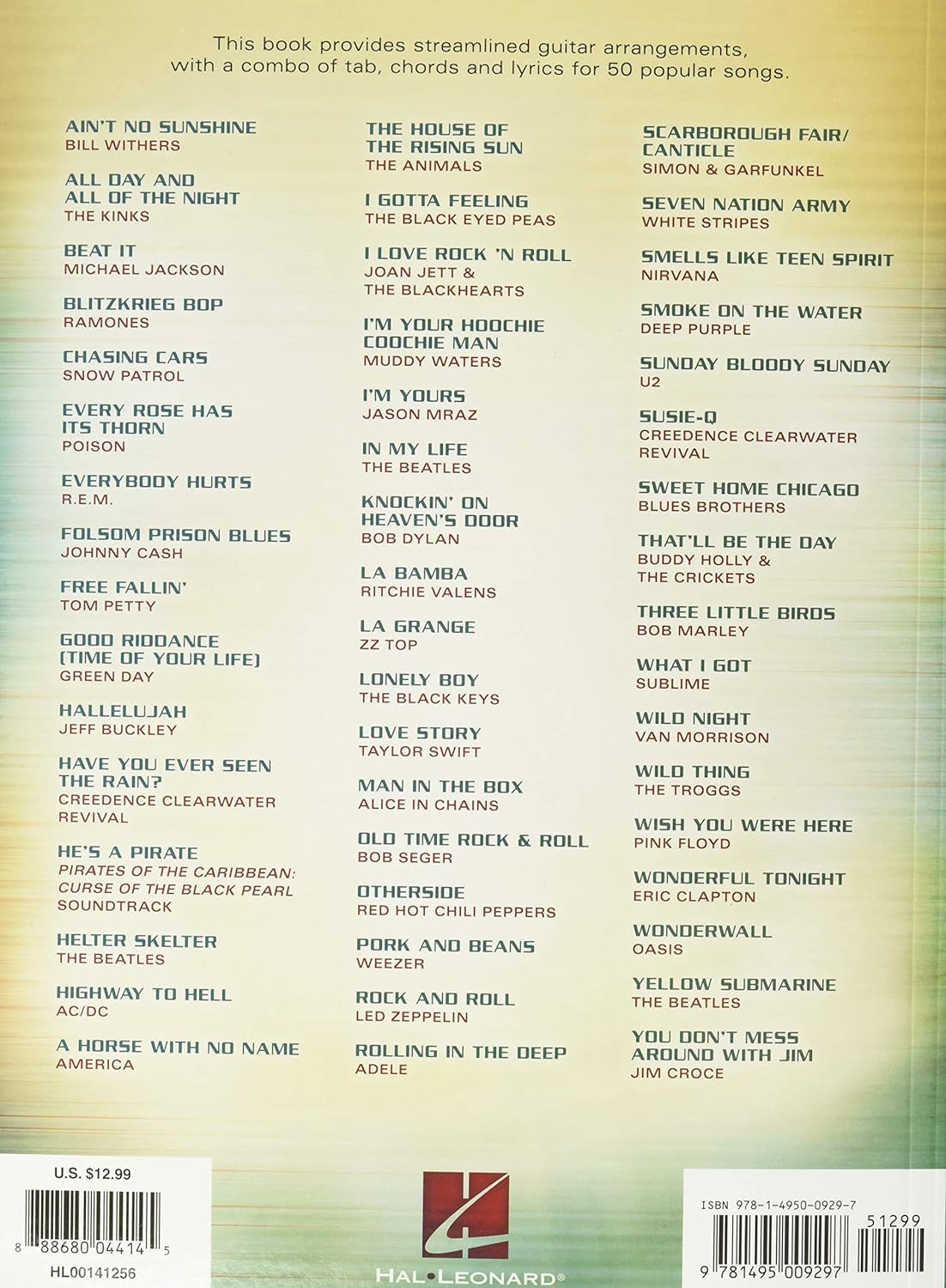 Hal Leonard Simple Songs Music Book: the Easiest Easy Guitar Songbook Ever image number 1