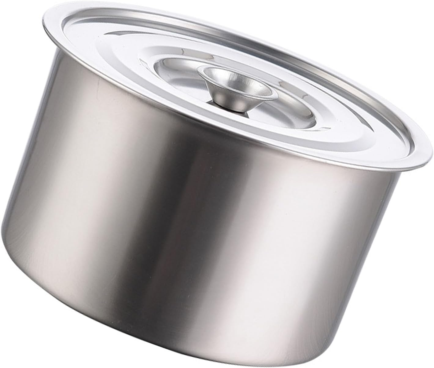Stainless Steel Stockpot Multifunctional with Lid Soup Pot High Temperature Resistant for Seasoning Eggs (22Cm) image number 2