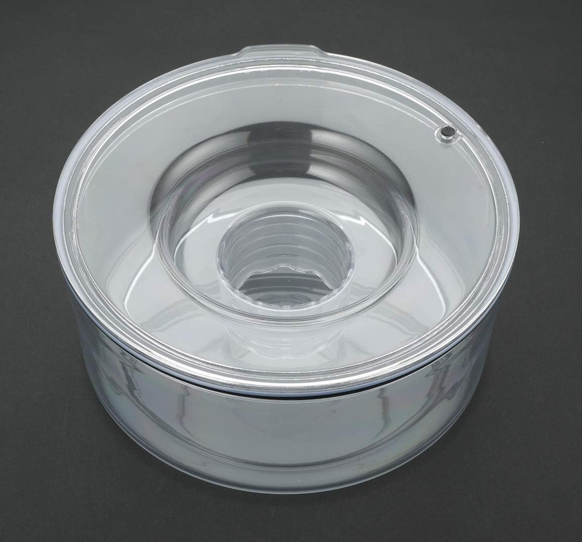 Slopper Stopper Dripless Water Bowl - Tritan Plastic Bowl Unit - for Large Breed Dogs 51-85 Lbs, 9.84&rdquo; Dia, 1 Gallon Capacity image number 2