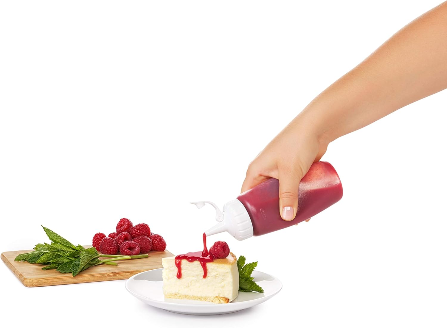 OXO Good Grips Chef'S Squeeze Bottle Small, 180Ml/6Oz (Pack of 3)