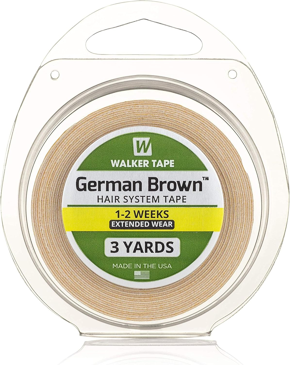 WALKER TAPE German Cloth Brown Liner Tape 3/4"X 3 Yards for Wigs,Hairpiece - One Roll (108") image number 1