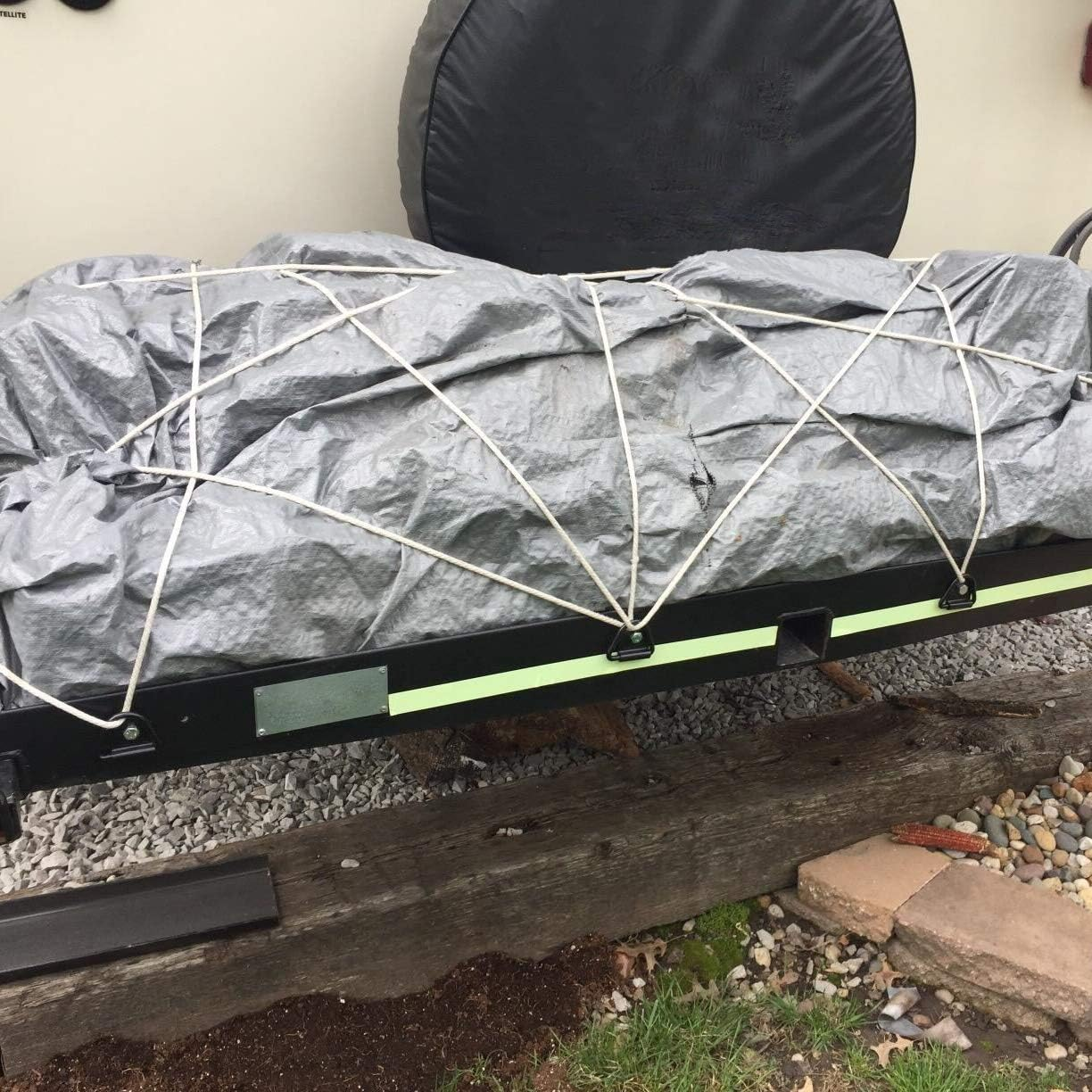 Heavy Duty Truck Bed Tie down Anchors Rings Trailers Hook Cargo Bolt on V Ring Pickups Rail Accessories (10 Pack) image number 4