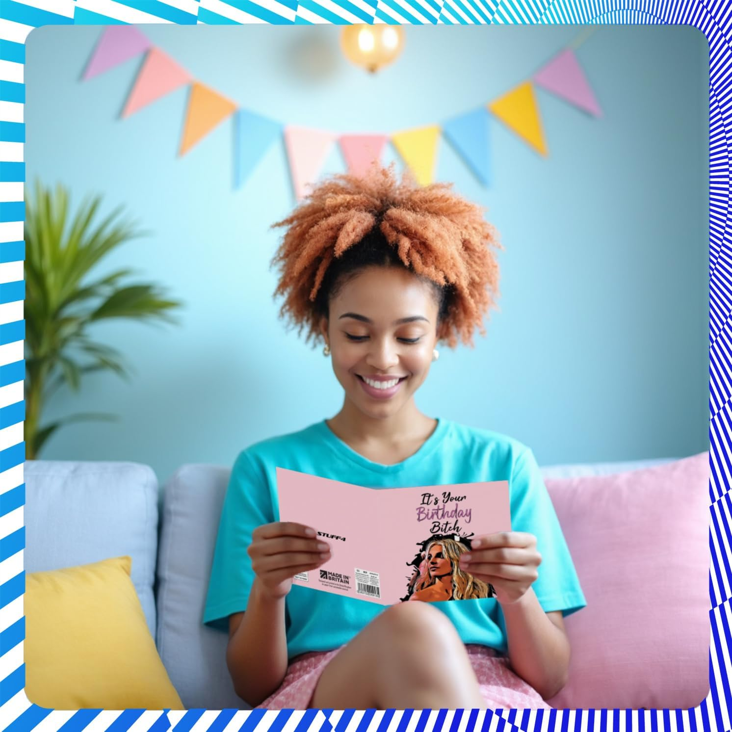 Funny Birthday Cards for Women Her - It'S Your Birthday B*Tch - Sassy Card for Sister Friend Colleague Mum Auntie Daughter Nanny, 145Mm Ladies Woman Bday Greeting Cards image number 2