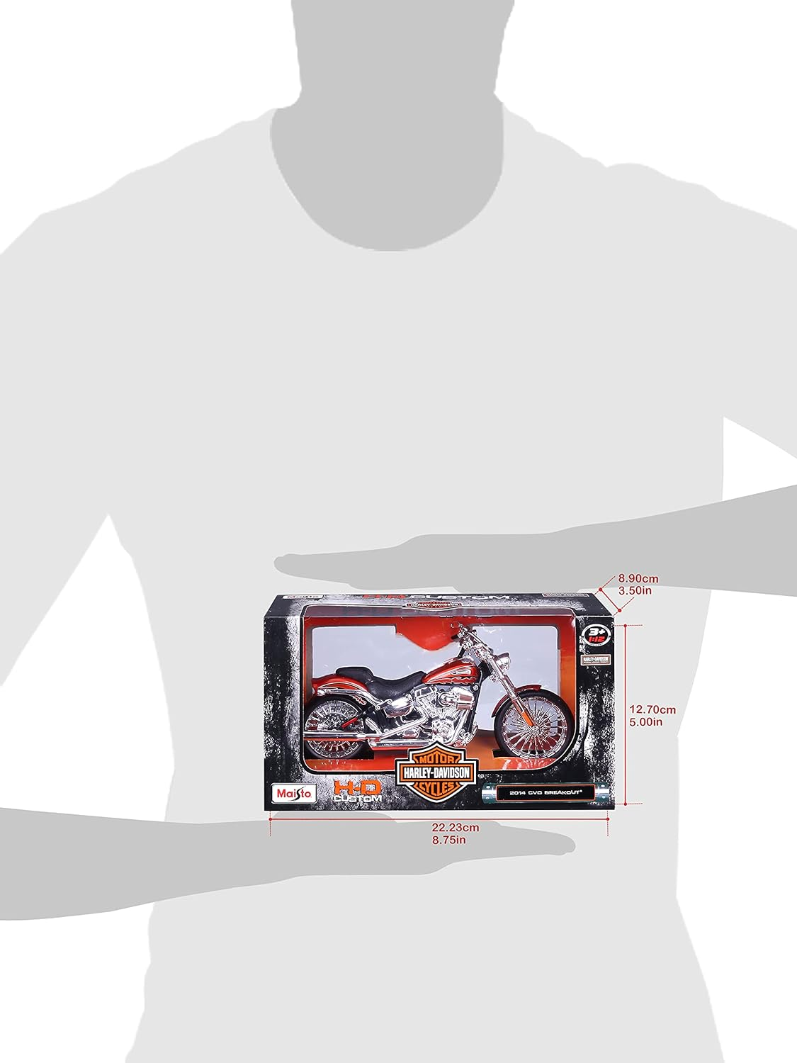 Maisto 32327 1:12 Scale CVO Breakout Model Motorcycle image number 4