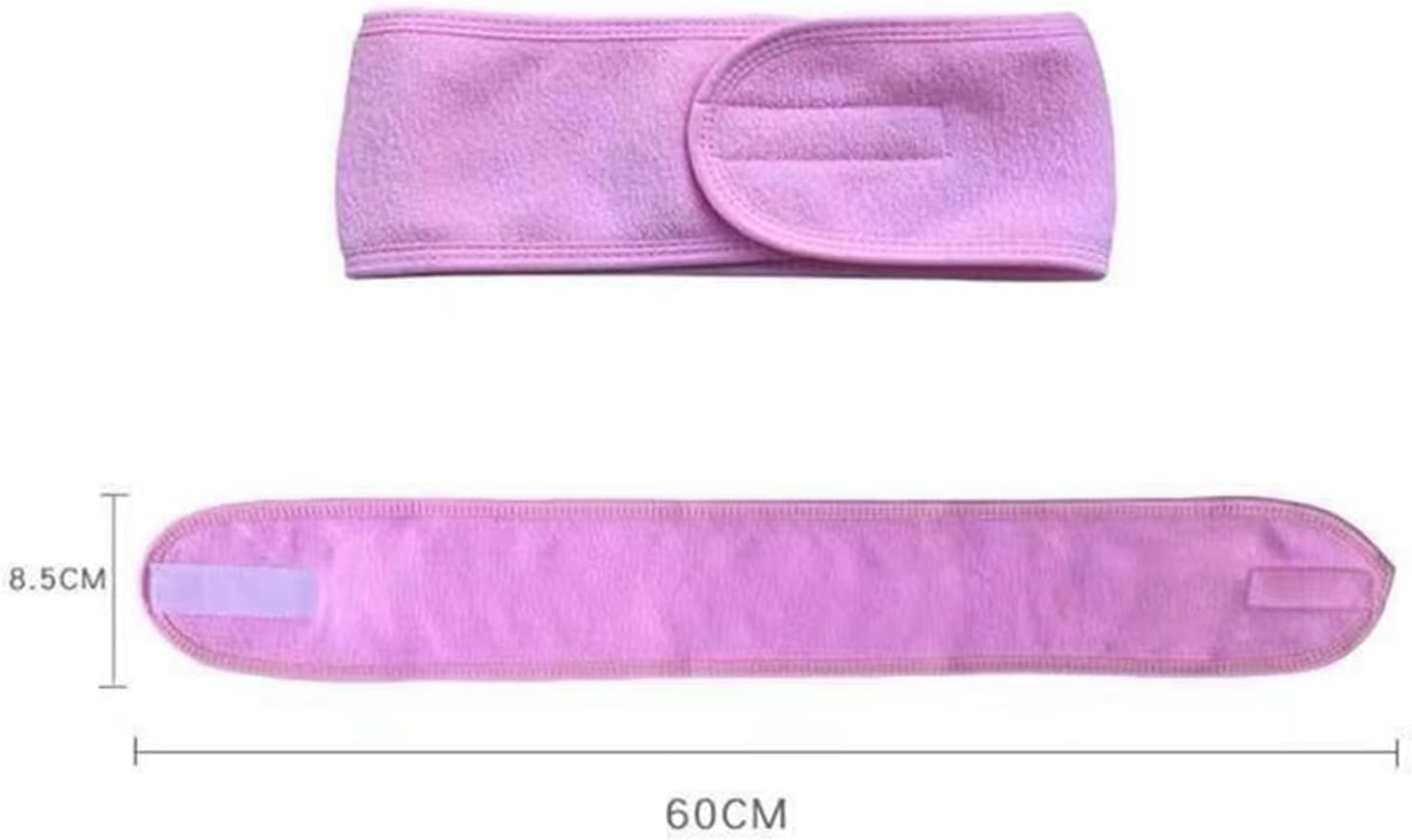 JANGJANG 3-Pack Soft Spa Headband for Women, Adjustable Non-Slip Terry Cloth Hair Band for Face Washing, Makeup, and Shower, Stretchable Hair Wrap image number 1