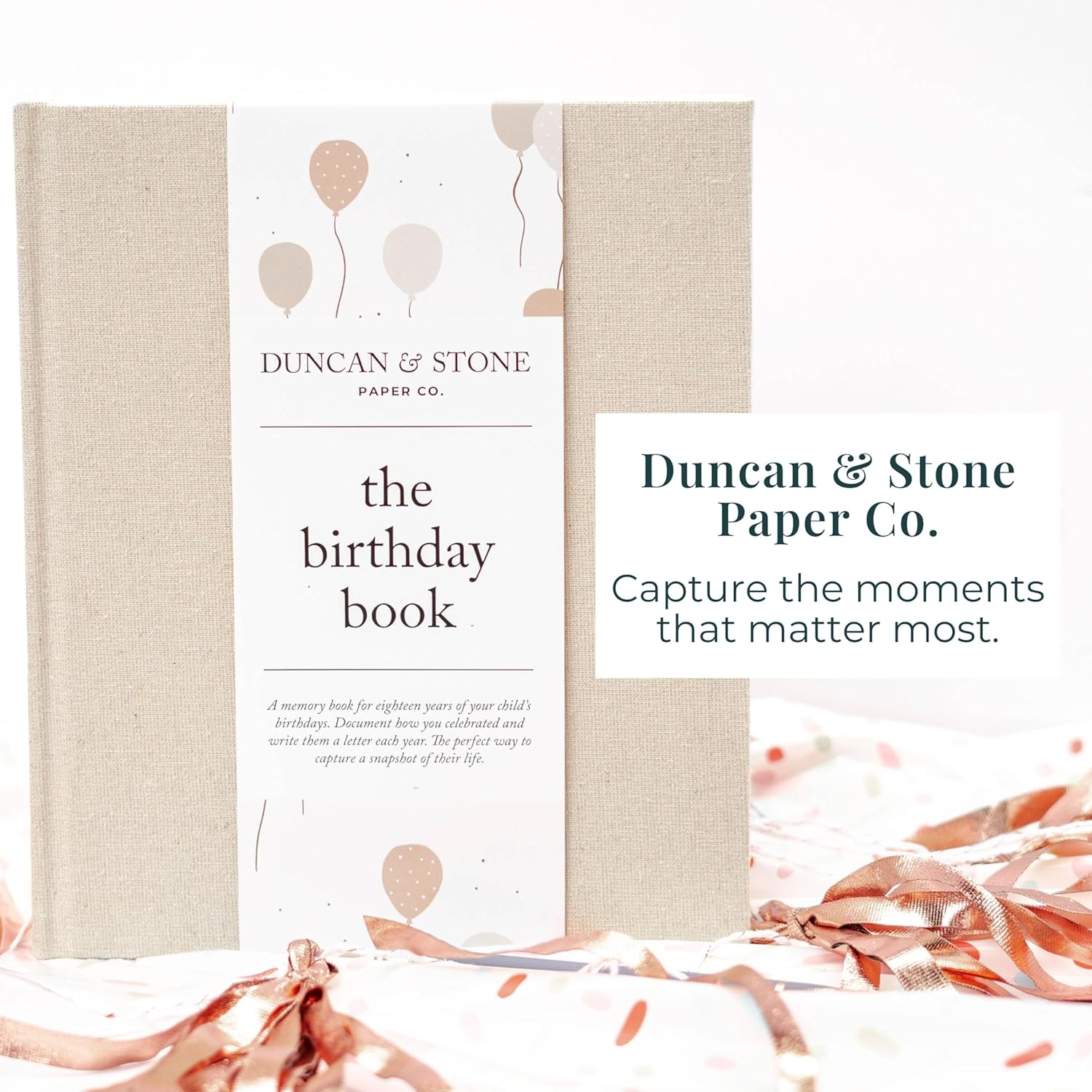 Birthday Memory Book- Elegant Birthday Journal - Baby Journal to Record Milestones, Photos, Letters & More - Baby Memory Gift for Parents(80 Pages) image number 6