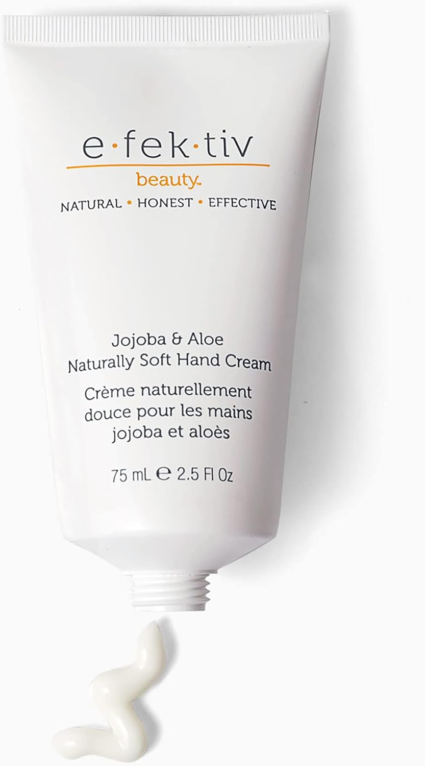 E.Fek.Tiv Beauty Jojoba and Aloe Naturally Soft Hand Cream &ndash; Deep Moisturizing Formula - Hydrating Hyaluronic Acid &ndash; Enriched with Antioxidants &ndash; Sulfate Free &ndash; Unisex - 75 Ml image number 5