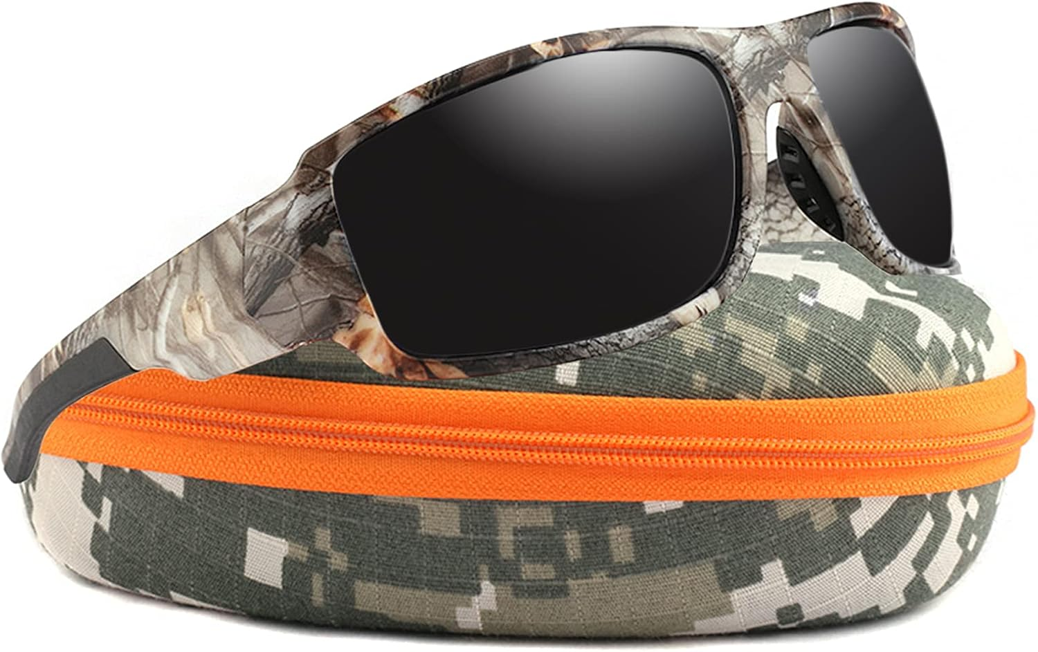 Polarized Sport Sunglasses for Men and Women,Ideal for Driving Fishing Cycling and Running,Uv Protection EMS-TR90 Frame image number 3